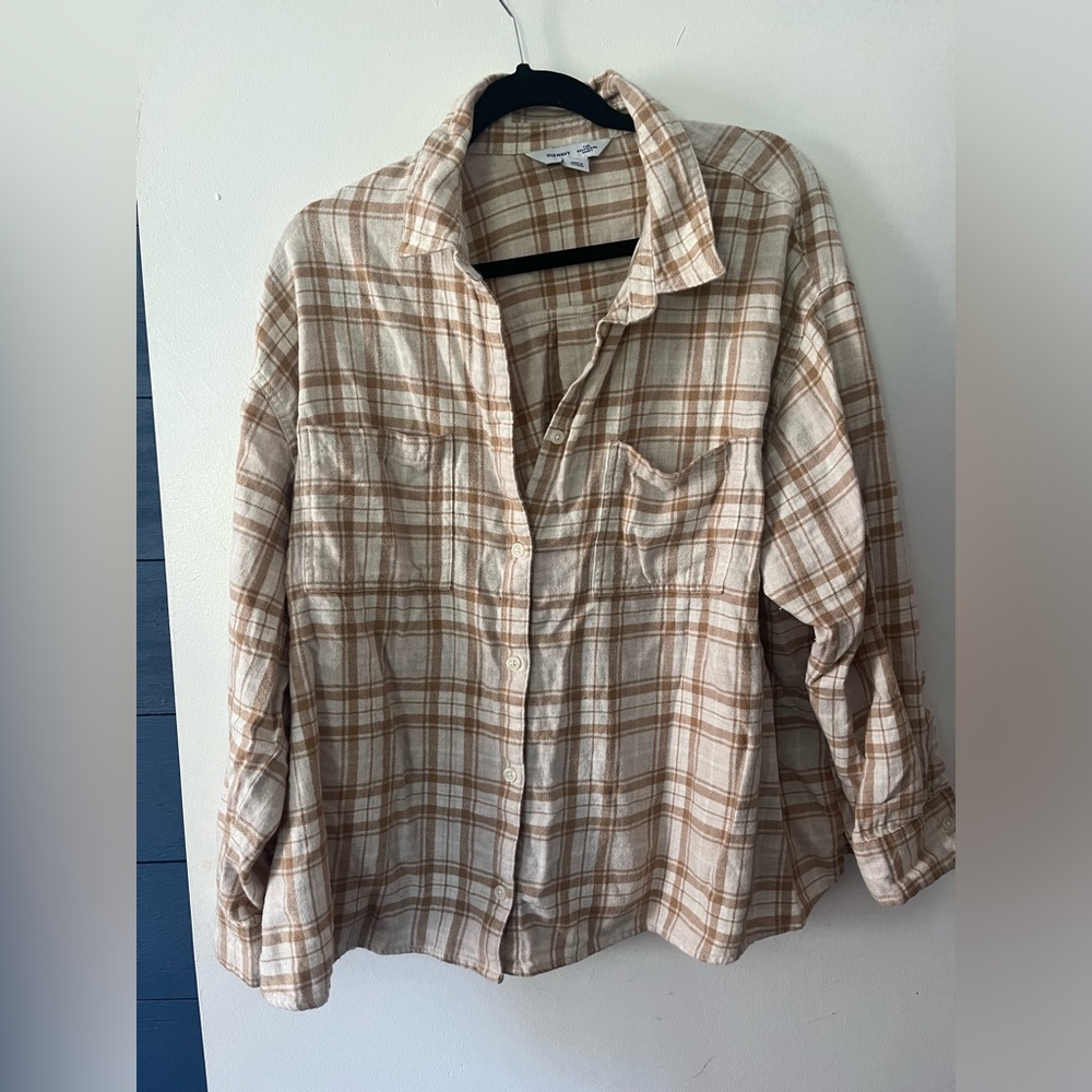 Flannel Plaid Boyfriend Shirt